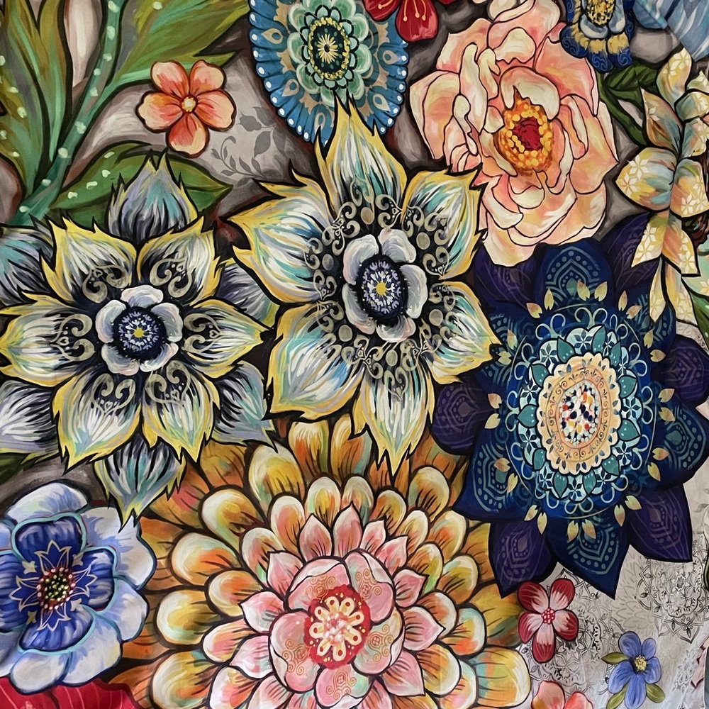 Floral Colorful Tapestry